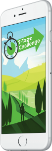 7-Tage-Challenge auf Smartphone